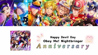 Obey Me! Nightbringer 『Anniversary』 ( 일본어, 발음, 한국어 가사, 해석 ) 日本語 Lyrics Video screenshot 1