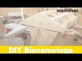 DIY "Bienenwiege" produziert mit der Kreissäge K3 e-classic von Hammer® | Felder Group