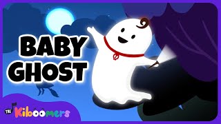 Baby Ghost Halloween Song - The Kiboomers Preschool Songs - Brain Breaks for Circle Time