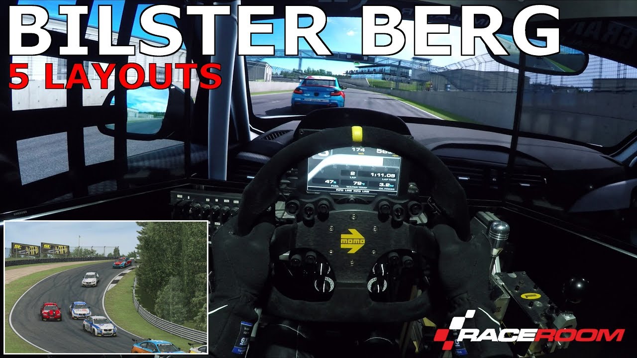 RaceRoom - Bilster Berg + 5 Layouts [Onboard Triple Screen] @ BMW M235i ...