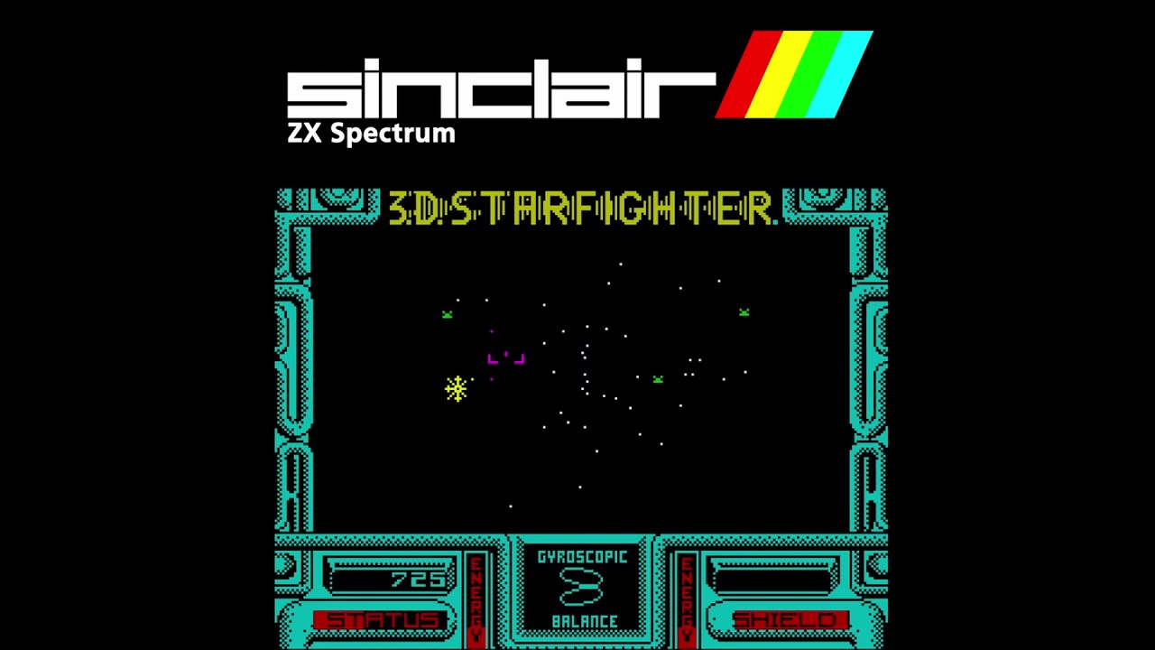 Sinclair ZX Spectrum   3D Starfighter   4of9