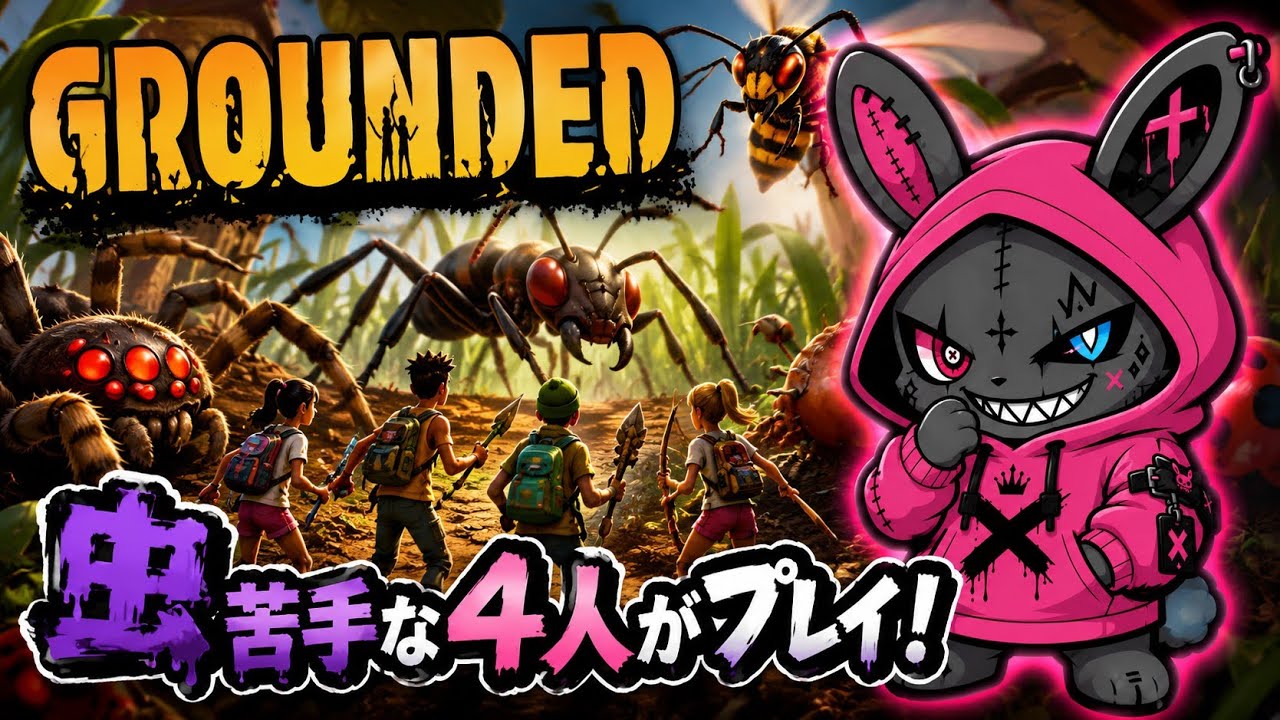 拠点をのんびり改良します #grounded #ゲーム実況