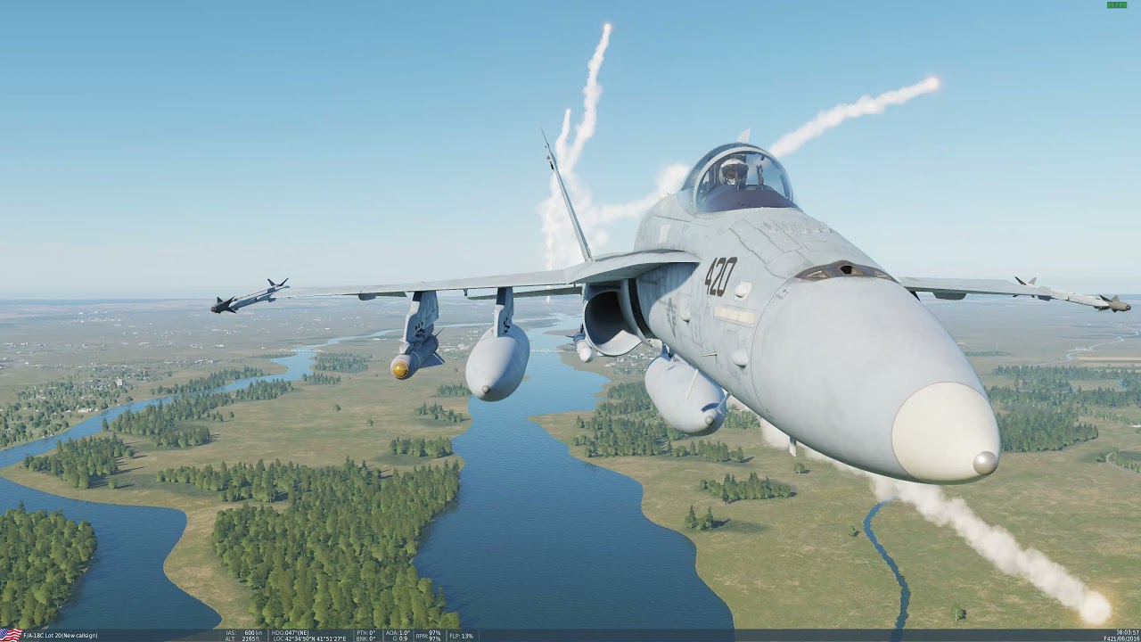 Wo der Flight Simulator zu brav ist, kommt DCS World ins Spiel