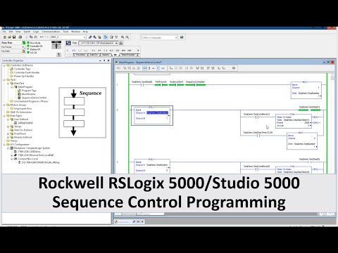 AB05. Rockwell RSLogix 5000 & Studio 5000 Sequence Control Programming