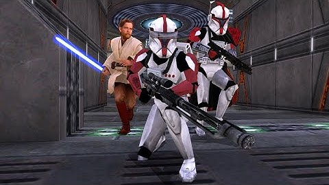 Star Wars: Battlefront II (2005, Classic) Roche: Asteroid Base 2-flag CTF - Republic