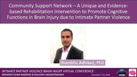 IPV-BI Conference 2024: Community Support Network - A Rehabilitation Intervention in IPV-BI