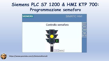 Tia Portal HMI KTP 700: Programmazione semaforo con Siemens PLC S7 1200