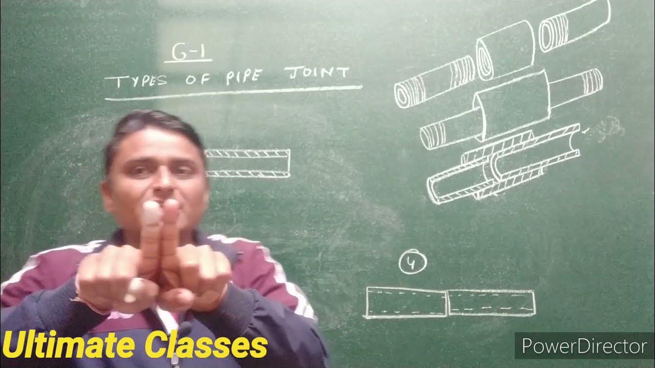 2nd YEAR ITI TYPES OF PIPE JOINT ENGINEERING DRAWING FITTER, TURNER