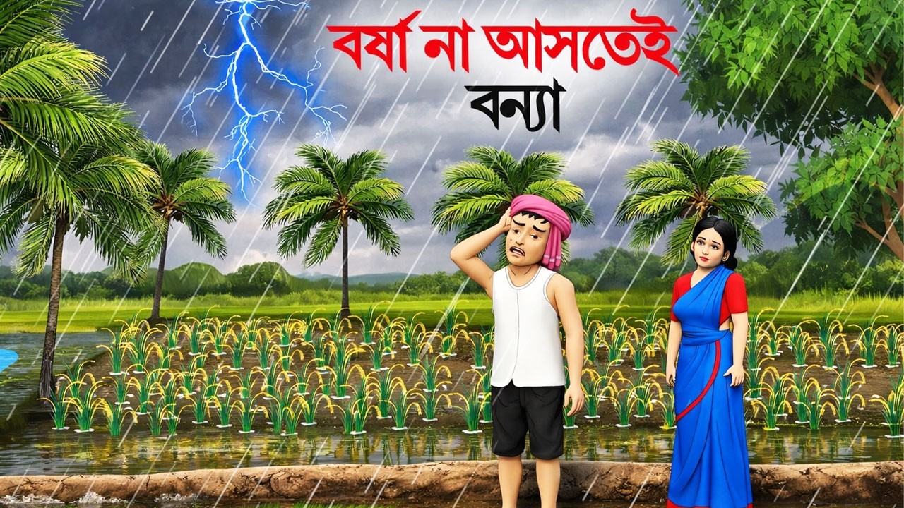 বর্ষা না আসতেই বন্যা | Bengali Fairy Tales | Rupkothar Golpo | Bangla Cartoon