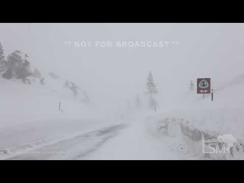03-04-2023 Soda Springs, CA - Next Major Winter Storm Begins, Blowing Snow, White Out, Home Buried
