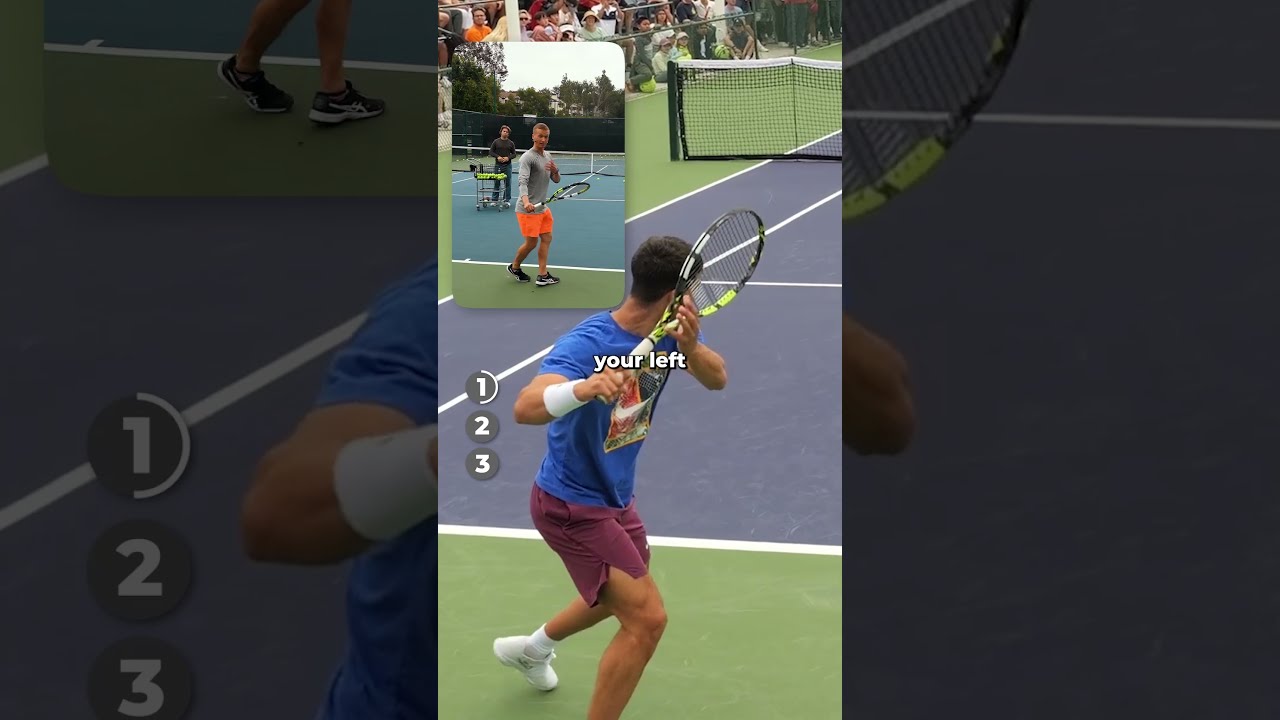 3 Steps To The ATP Forehand Racquet Flip Link In Comment For FTS