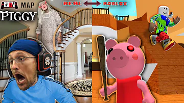 ROBLOX PIGGY but in OUR HOUSE!  Escape the FGTeeV House Tour! (CUSTOM Build Mode Map)