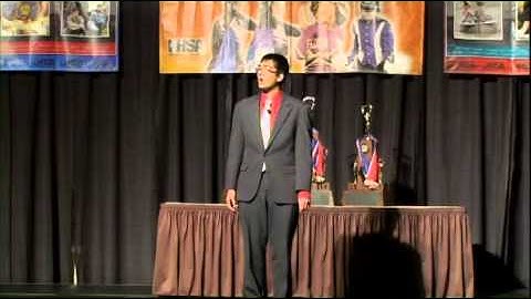 IHSA 2014 State Co-Champion Extemporaneous Speaking #2