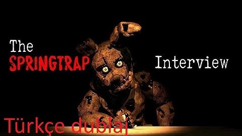 [SFM] An interview with Springtrap Türkçe dublaj
