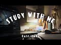 study with me at night !!! | cozy winter beats | 1 hr IRL