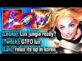My team flamed me for picking lux jungle so i carried them all 1200 ap 26 kills