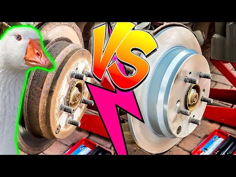 HOLIDAY car prep DIY🪿discs pads and HONK 😂 HONDA CRV