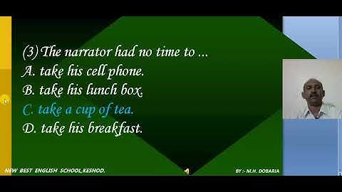 STD 6 ENGLISH UNIT 4 WATCH YOUR WATCH 