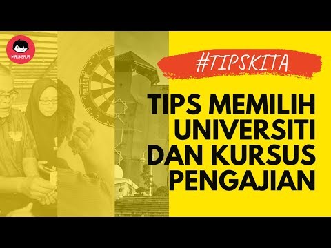 Video: Cara Memilih Universiti Dan Fakulti