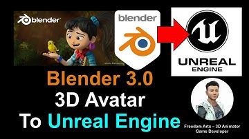Blender 3D Avatar to Unreal Engine Game Character - Full Tutorial