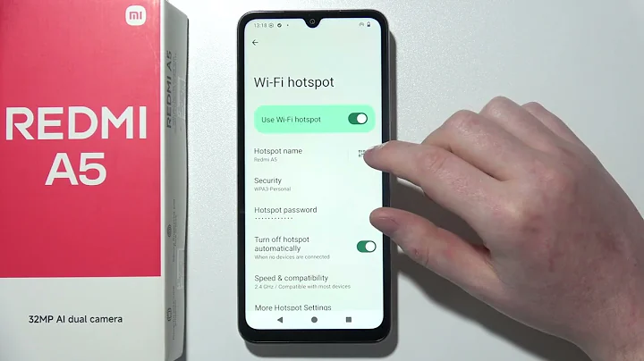 How to Set Up Hotspot : Xiaomi Redmi A5