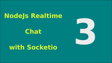 NodeJs Realtime Chat with Socketio - 3 First Chat Message