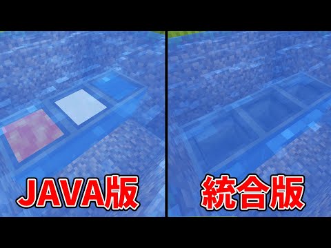【マインクラフト】JAVA版vs統合版！微妙な違い3選 #Shorts