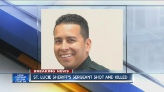 Sgt. Gary Morales, 35, of the St. Lucie County Sheriff's Office, was shot and killed Thursday mornin