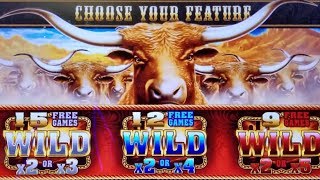 Longhorn Deluxe Slot Machine Max Bet Bonus - GREAT SESSION | Wealthy Monkey Slot | 3 Reel Buffalo screenshot 4