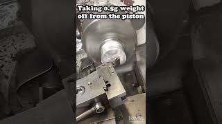 Taking 0.5Grams Weight Off From The Piston Balancing The Moving Components