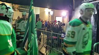 Skaters Walking in for the London Knights vs Erie Otters Game 10/20/2023