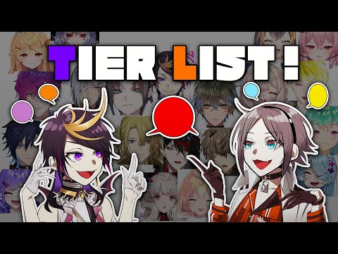 NIJISANJI EN FUNNY TIERLISTS ft. Shu Yamino