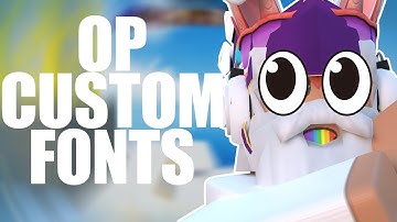 Change Fonts on ROBLOX ( Arsenal )