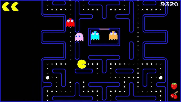 celebrating Pac-Man 30th anniversary by playing it on Google's doodle 