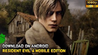 Resident Evil 4: Mobile Edition (Android Longplay, FULL GAME, No Commentary)