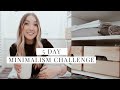 DECLUTTERING OUR HOME! | 5 Day Minimalism Challenge