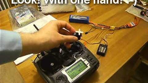 Turnigy 9x v2 servo test w1111