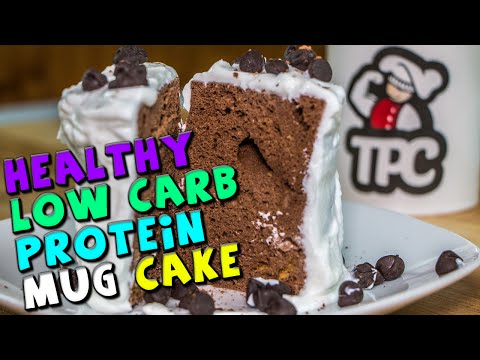 Healthy Low Carb PROTEIN Mug Cake Recipe