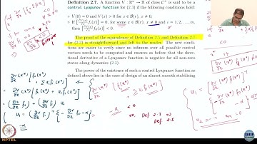 Week 6 : Lecture 31 : Control Lyapunov functions-Part 3