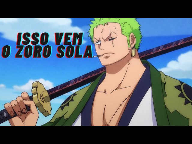 o zoro sola 🔥🔥 segue aí ❤️ . . . . . . . . #zoro #roronoazoro #onepi