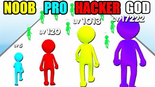 NOOB vs PRO vs HACKER vs GOD in Scale Up Run screenshot 3