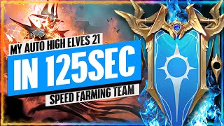 High Elves 21 IN 125 SEC Speed Farming Team | Faction Wars Guide | RAID: Shadow Legends