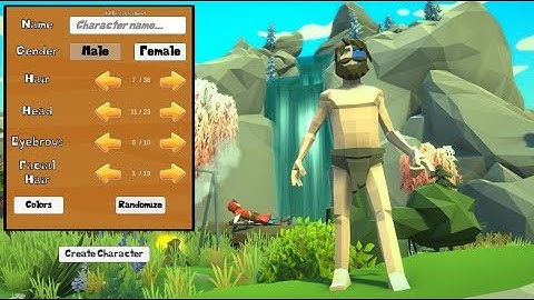Dev Log 1 - Low Poly RPG - Character Creation!