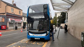 [RARE A45 DIVERSION] Route 1 | Stagecoach Midlands ADL Enviro 400 MMC Voith (YX73 OWC - 11670)