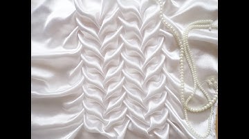 how to sew the leaf smocking | Canadian smocking tutorial