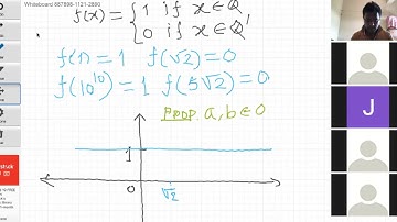 Real Analysis II Lecture6: 16.11.2020(Dirichlet function and concept of limit)