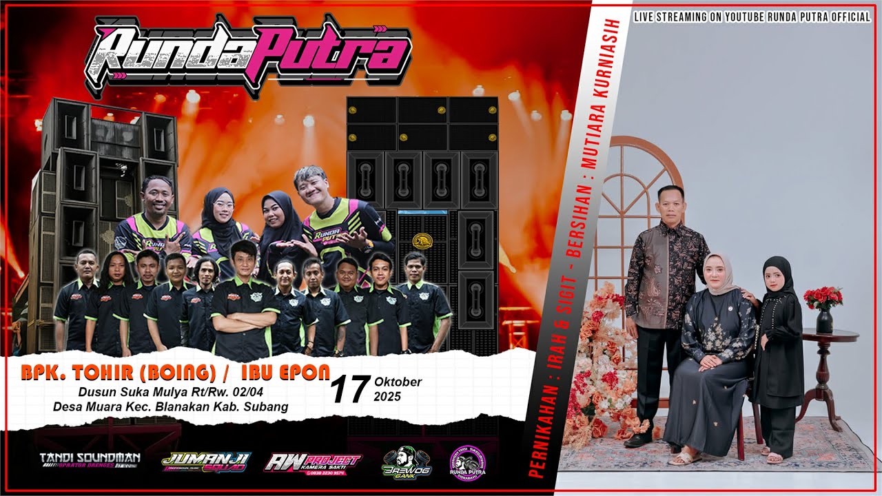 🔴 RUNDA PUTRA EDISI Dsn. SUKAMULYA DS. MUARA KEC. BLANAKAN KAB. SUBANG - 17 OKTOBER 2025