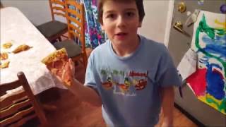 Kid Temper Tantrum Destroys Pizza Cus He Didn't Want Little Caesars [ Original ]