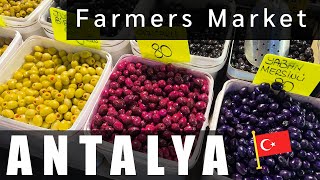ANTALYA Local Farmers Market: Fresh fruits and veggies for LOWEST PRICES | April 2023 🇹🇷