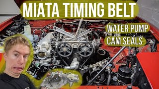 How to Replace Miata Timing Belt and Water Pump (StepbyStep)
